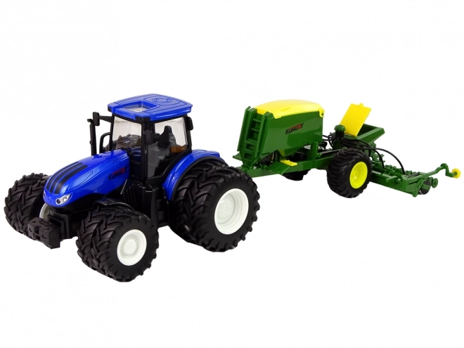 Ferngesteuerter Traktor mit Ballenpresse im Maßstab 1:24