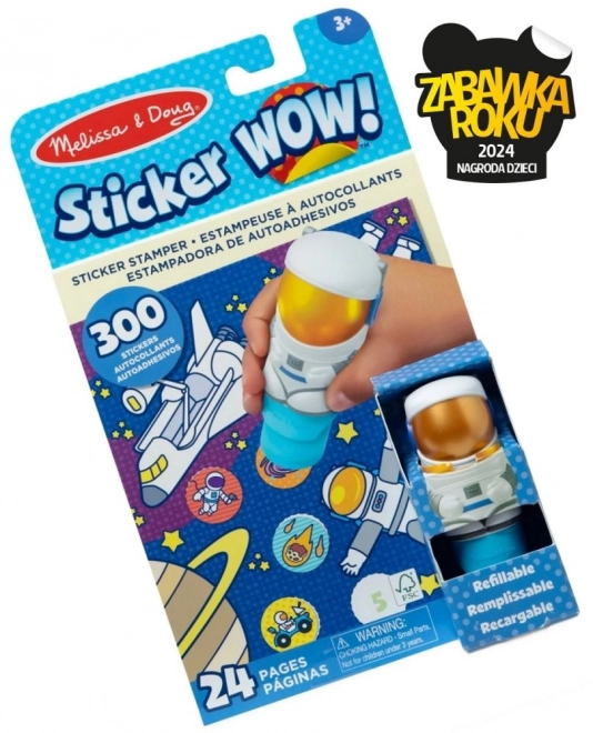 Sticker Wow Astronauten-Stickerbuch