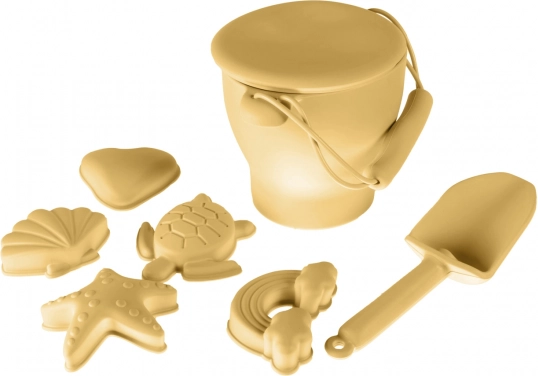 Silikon-Set für Sand, Senfgelb