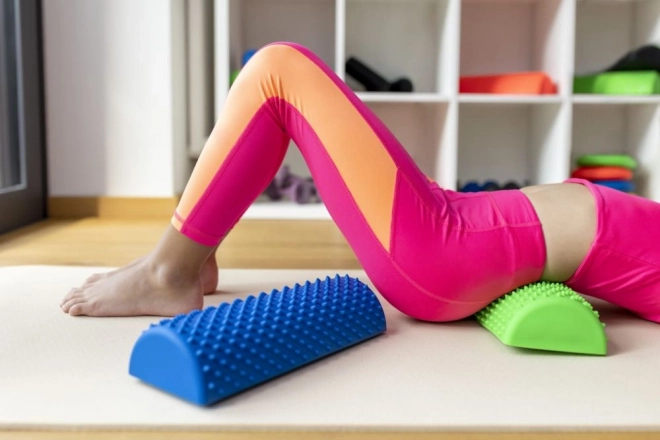 Sensorisches Massagehalbwalze mit Noppen