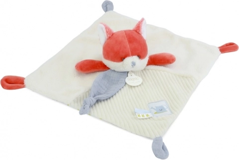 Doudou Geschenkset Plüsch Schmusetuch Fuchs Rosmarin 27 cm