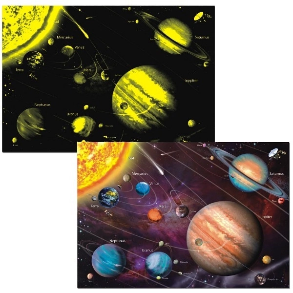 Neon Solarsystem Puzzle 1000 Teile