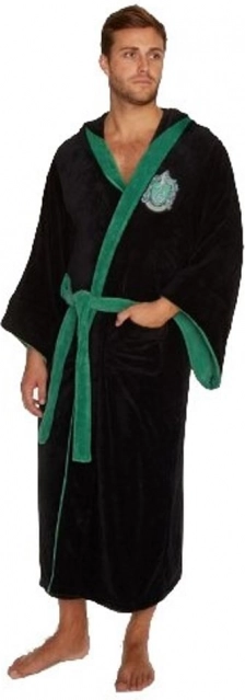 Herrenbademantel HARRY POTTER – Slytherin