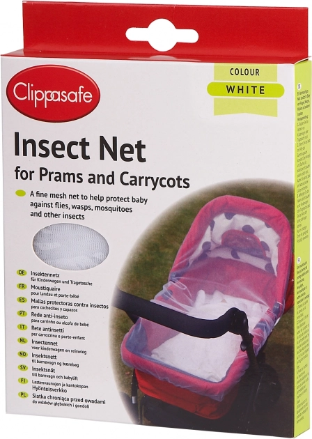 Insektenschutznetz für Kinderwagen, Weiß