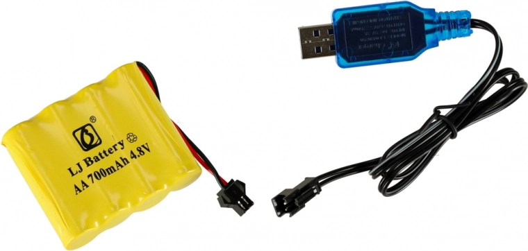 Wiederaufladbarer Akku und USB-Laden