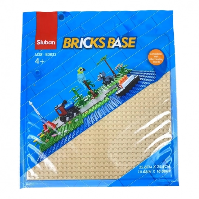 Sluban Bauplatte 32x32 Beige