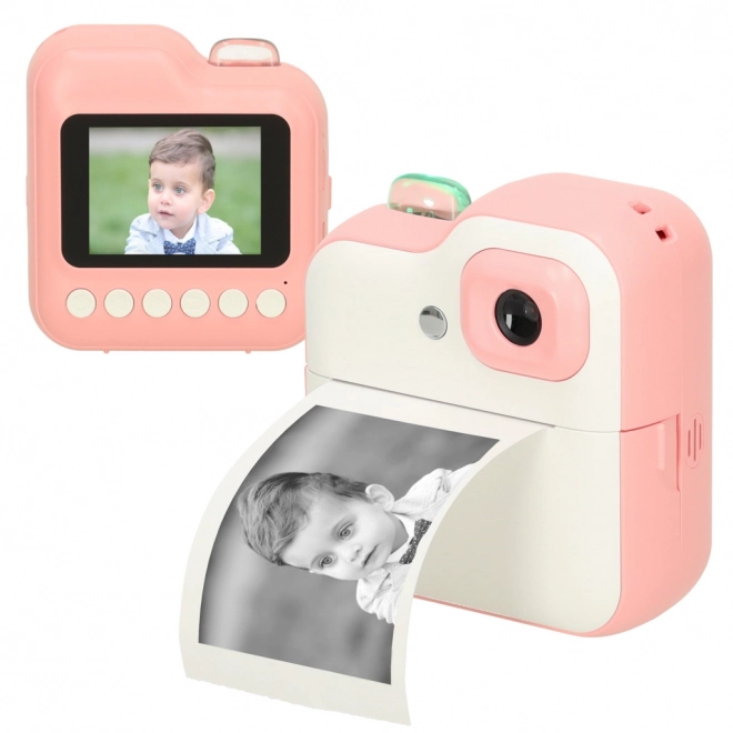 24MP-Wärmebildkamera für Kinder mit 1 GB Speicher – Rosa