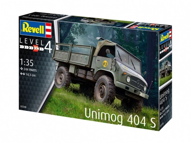 Plastikmodellfahrzeug UNIMOG 404 S 1/35