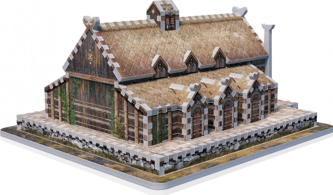 3D-Puzzle Goldene Halle von Edoras aus Der Herr der Ringe 445 Teile