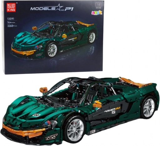 Bausatz Sportwagen Grün 1:8 P1 3268 Stk.
