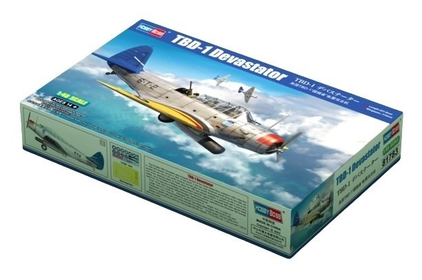 Plastikmodellflugzeug TBD-1 Devastator im Maßstab 1:48