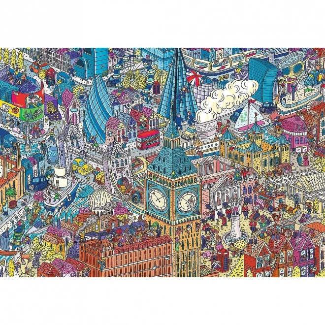 Puzzle Auge-Spy Zeitreise: London 1000 Teile