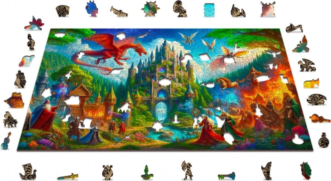 Holzpuzzle Fantasieschloss 1010 Teile