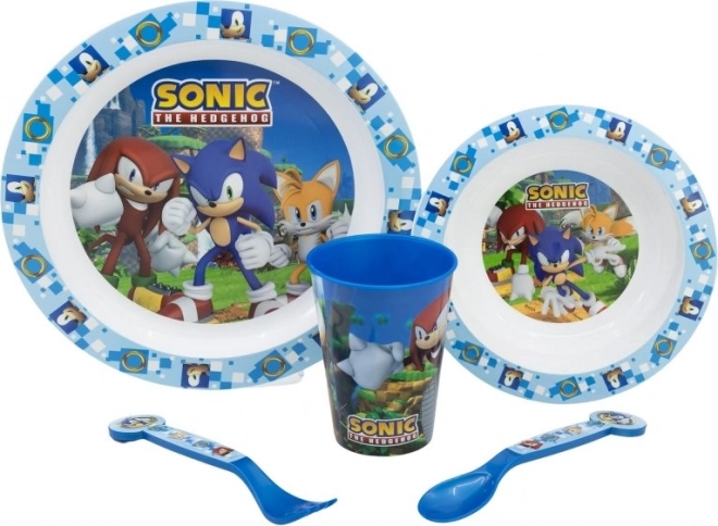 Kinder-Geschirrset 5-teilig SONIC