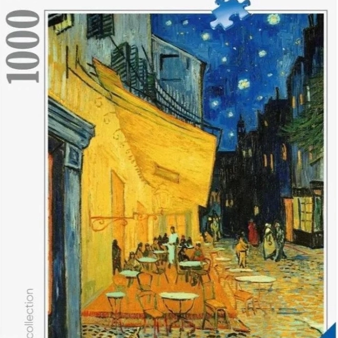Puzzle Kunstsammlung: Caféterrasse bei Nacht 1000 Teile