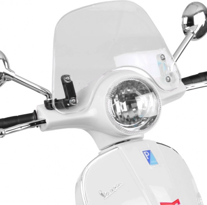 Elektrischer Roller Vespa GTS Super für Kinder – Weiß