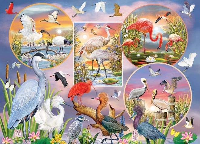 Charmante Wasservögel Puzzle 1000 Teile
