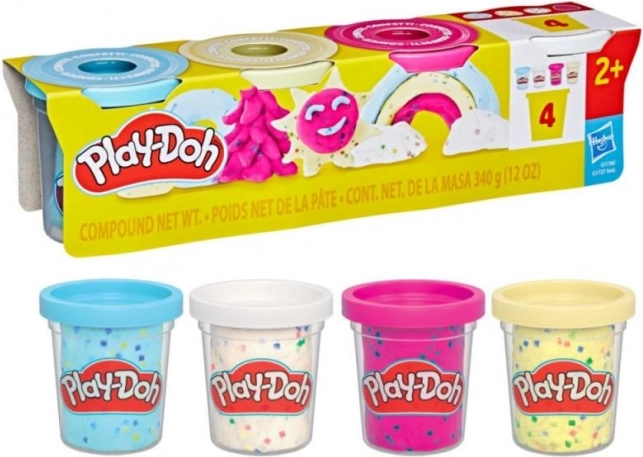 Play-Doh Set mit Dosen und Konfetti