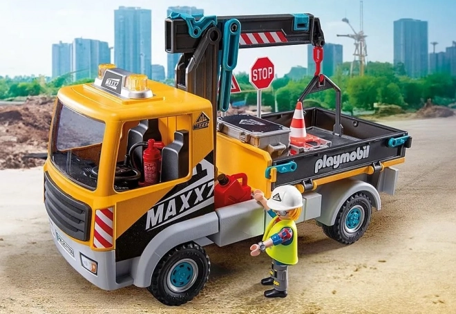 Playmobil Bau-LKW mit Kran