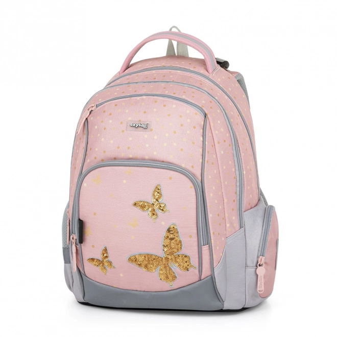 Schulrucksack OXY GO Schmetterling