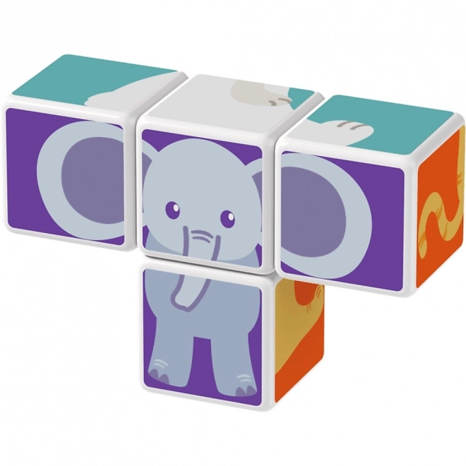 Magnetische Bausteine Magicube Lustige Tiere