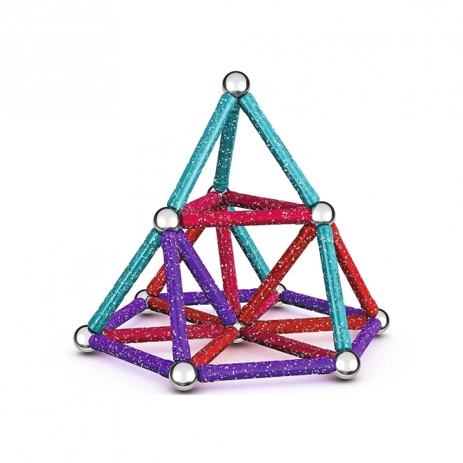 Glitzer Magnetset Recycling 60-teilig von Geomag