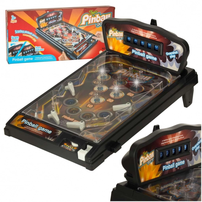 Flipper Schwarz Spiel mit Tollen Lichtern und Geräuschen