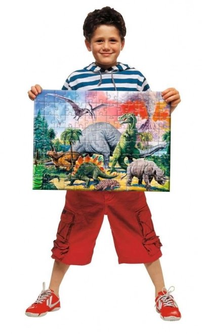 Ravensburger Puzzle Unter den Dinosauriern