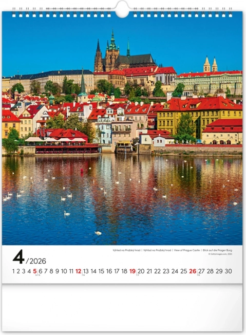 Wandkalender Prag 2026