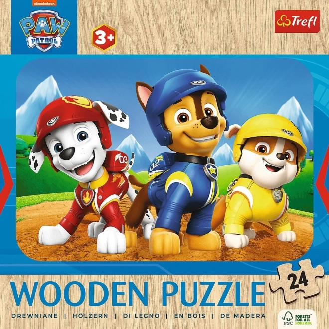 Holzpuzzle 24 Teile PAW Patrol