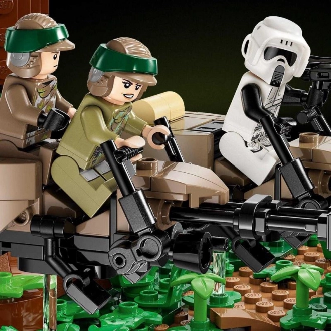 Lego Star Wars Diorama: Verfolgungsjagd auf Endor