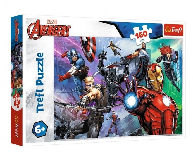 Marvel Puzzle 160 Teile - Immer Bereite Helden