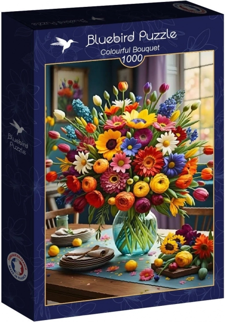 Puzzle Bunter Strauß 1000 Teile