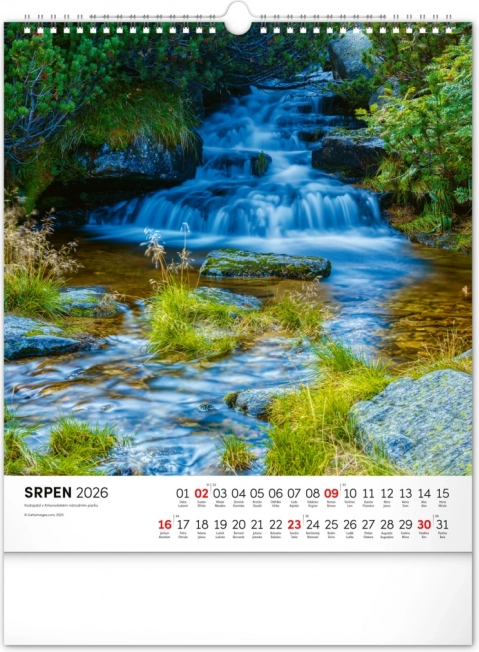 Wandkalender Krkonoše 2026
