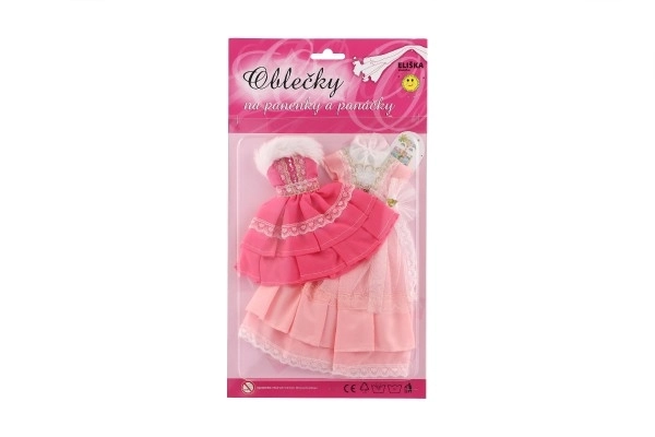 Puppenbekleidung mit Zubehör - 2 Stück