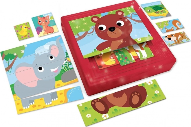 Carotina Baby Tierpuzzle Set