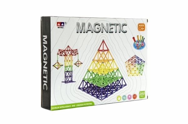 Magnetisches Baukasten Witka 200 Stk.