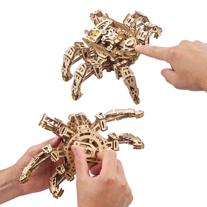 Ugears 3D Holzmechanik-Puzzle Sechsbeiniger Erkunder