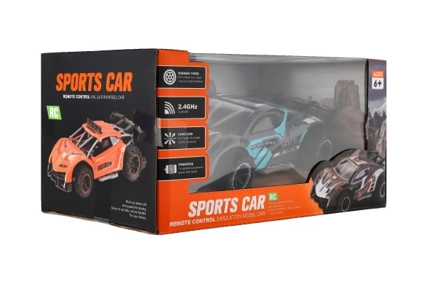 Ferngesteuertes RC Auto Sport grau-türkis