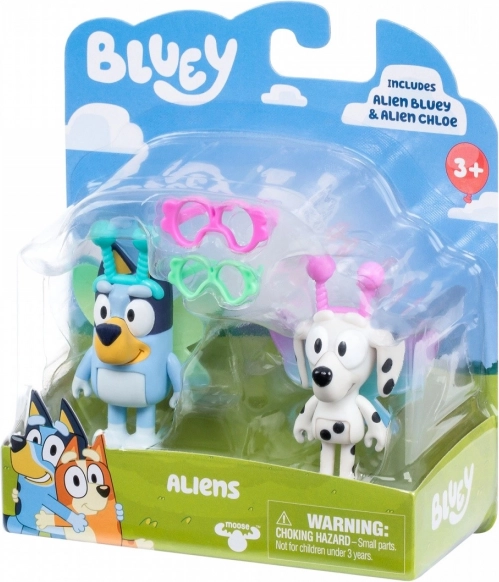 Bluey Figuren Zweier-Set Baby Bluey und Chloe