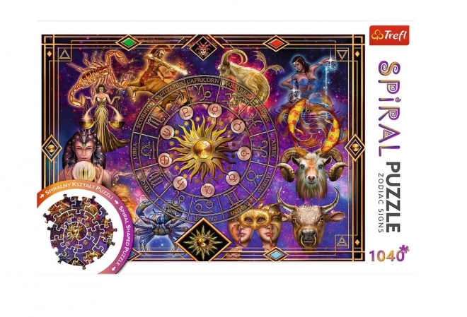 Spiralpuzzle Tierkreiszeichen 1040 Teile