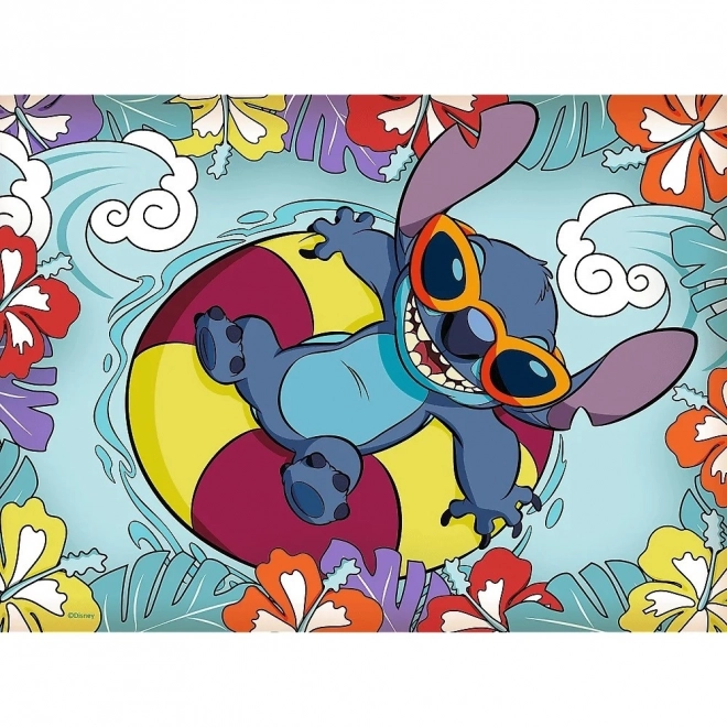 Puzzle 30 Teile Lilo und Stitch im Urlaub