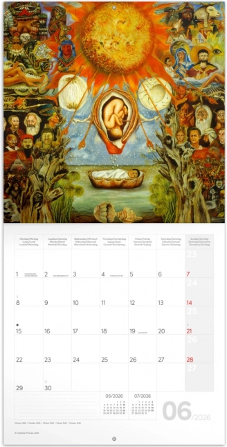 Notizkalender Frida Kahlo 2026