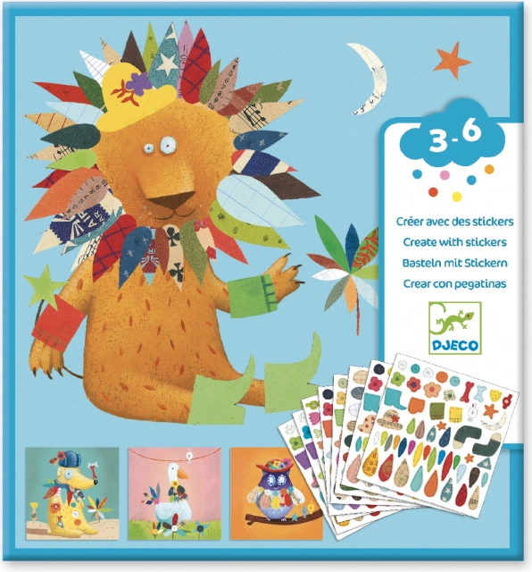 Künstler-Set DJECO Dekoriere dein Tier