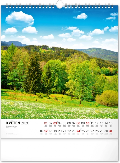 Wandkalender Böhmerwald 2026