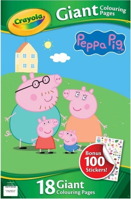 Mega Ausmalbilder Peppa Wutz