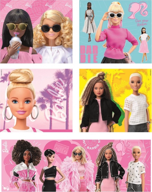 Barbie 10 in 1 Puzzle Set