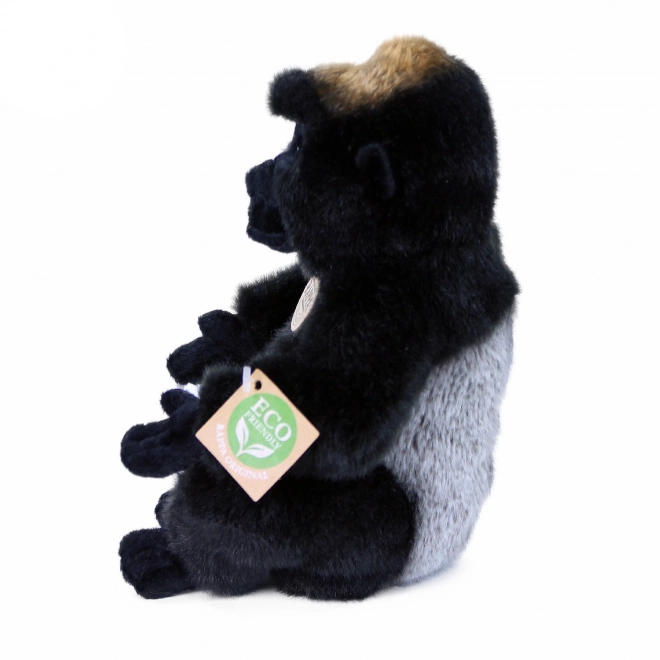 Sitzender Gorilla Plüsch 23 cm Umweltfreundlich