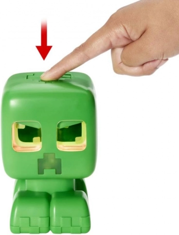 Mein Kuscheltier CREEPER mit Lichtern und Sounds
