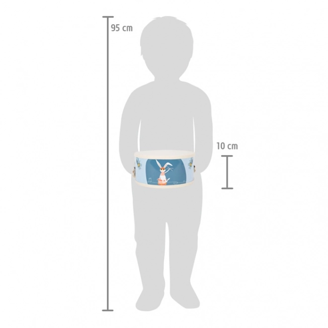 Trommel mit Häschen